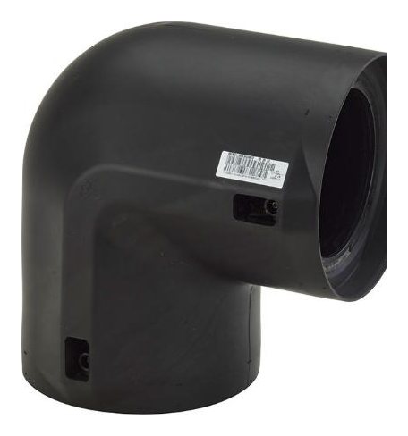 Vorisolierter COOL-FIT-2.0-Elektroschweiss-Winkel 90 Grad, schwarz