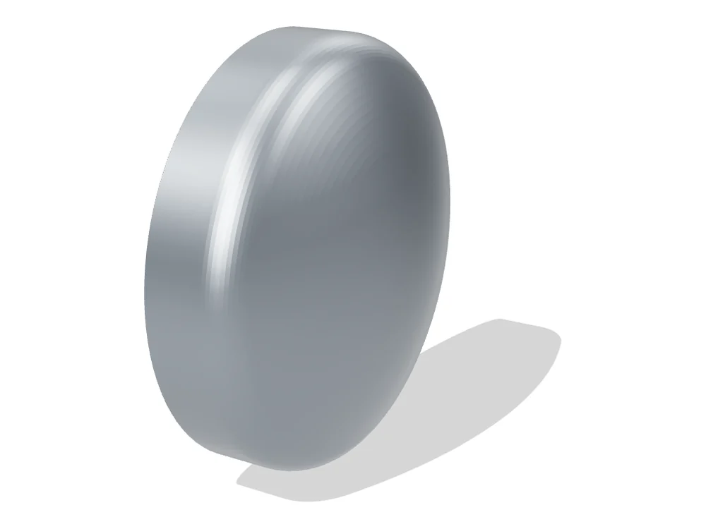 Torispherical head DIN 28011, 219.1 × 6 mm – 3D view